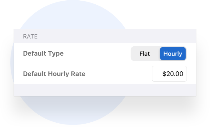 flat rate or hourly